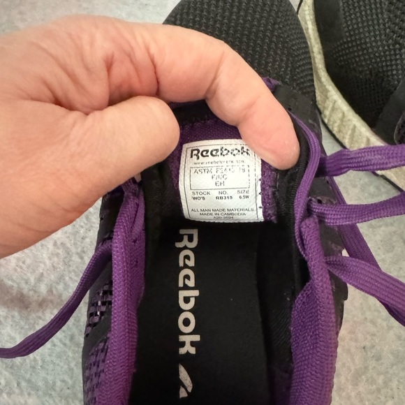 Reebok Fusion Flexweave Composite Toe Work Shoes Black Women’s 6.5W - Picture 6 of 7